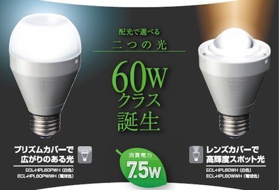 日廠Ecorica新品LED燈泡上市 低功耗高亮度，引領家居照明新趨勢